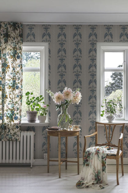 Sophie - Indigo Blue Wallcovering | Sandberg