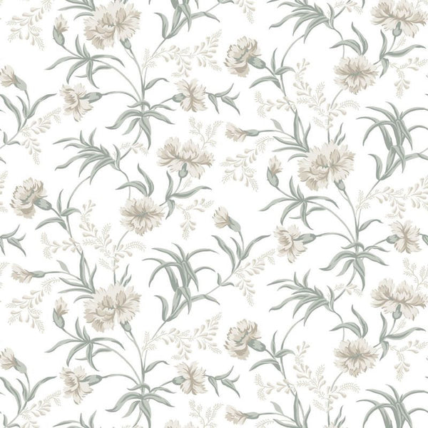 Emilie spring green sample Wallcovering | Sandberg