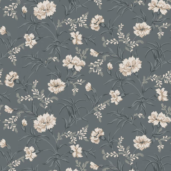 Emilie petrol sample Wallcovering | Sandberg