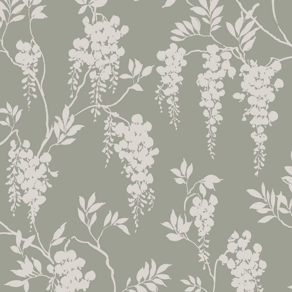 Hedvig garden green sample Wallcovering | Sandberg
