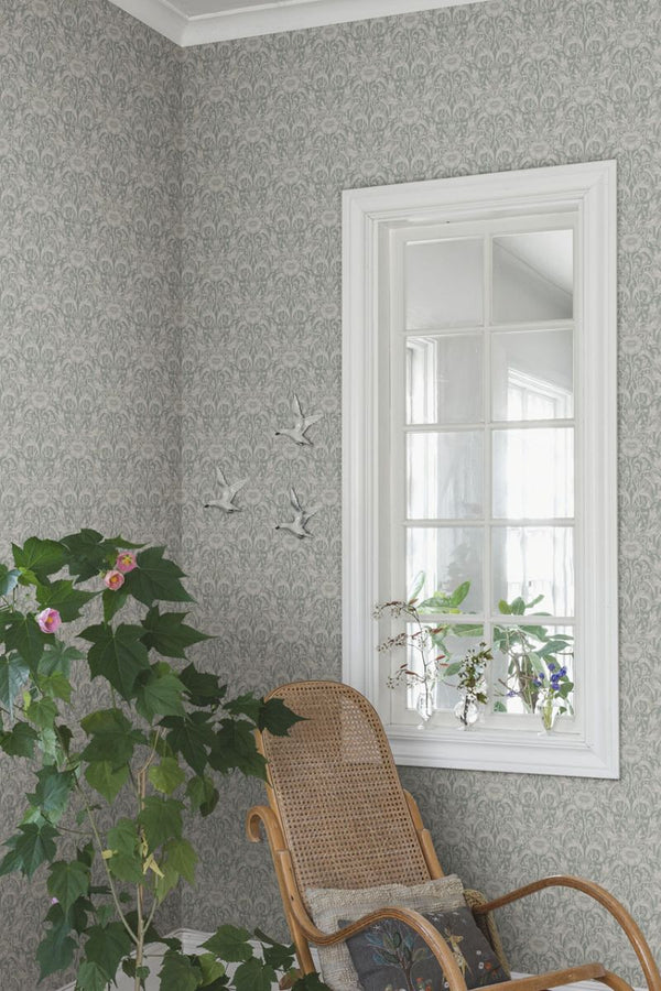 Emil - Garden Green Wallcovering | Sandberg