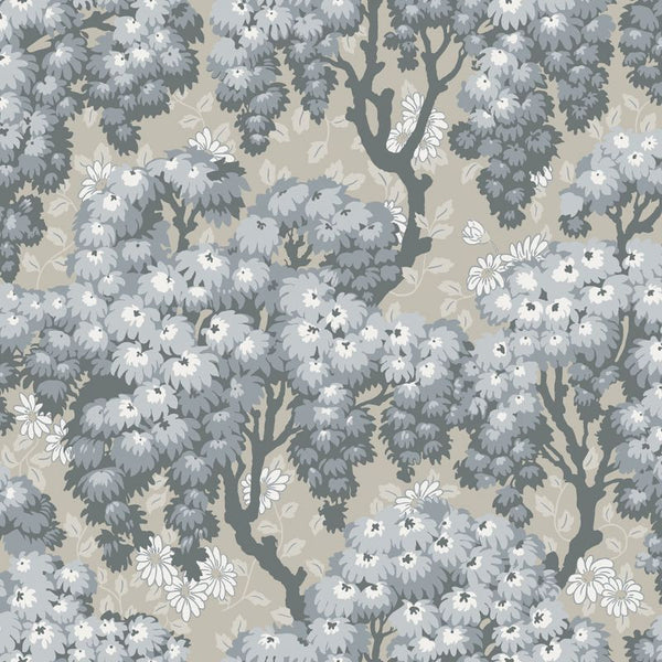 Ragnvi indigo blue sample Wallcovering | Sandberg