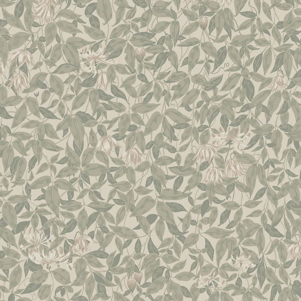 Linnea garden green sample Wallcovering | Sandberg