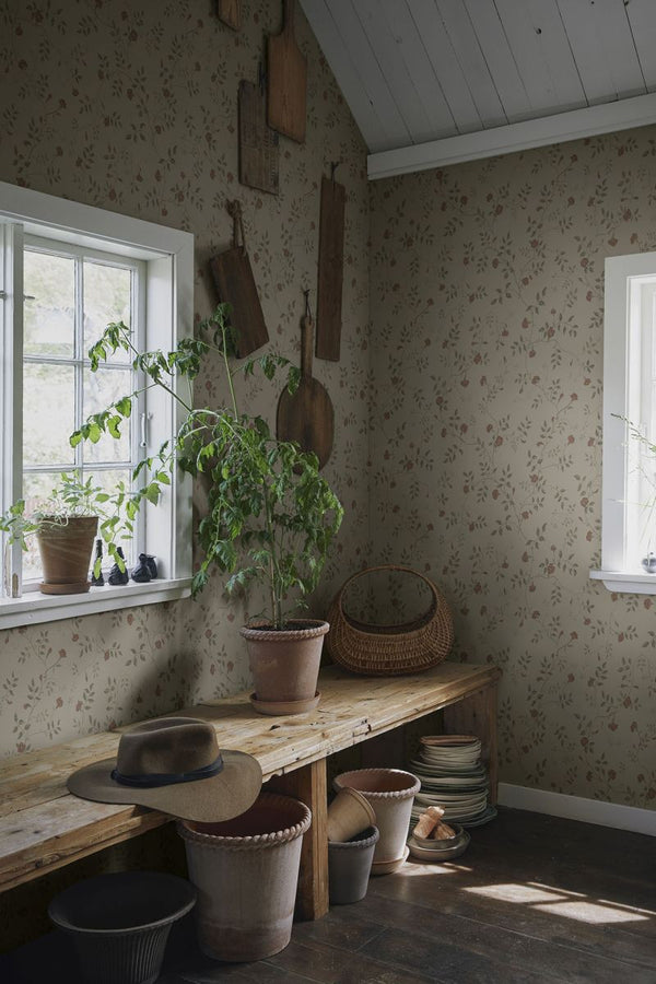 Henny - Ginseng Wallcovering | Sandberg