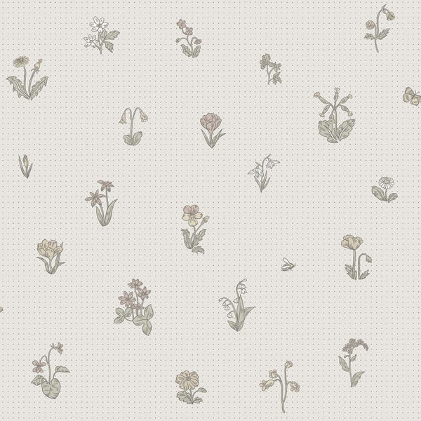 Maja pastel sample Wallcovering | Sandberg