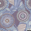 Catalunya Eggplant Kaleidoscope Floral Wallpaper