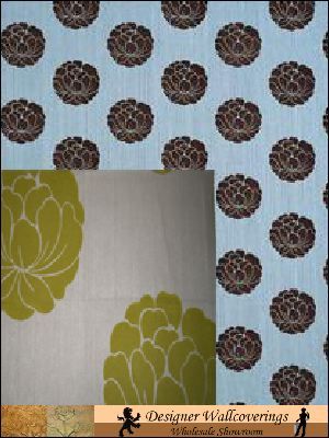 Retro Velvet Flocked Wallcovering