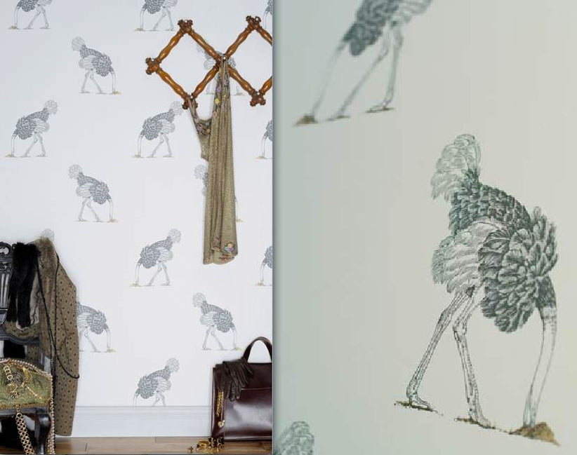 Flocked Velvet Velour Designer Wallcoverings and Fabrics