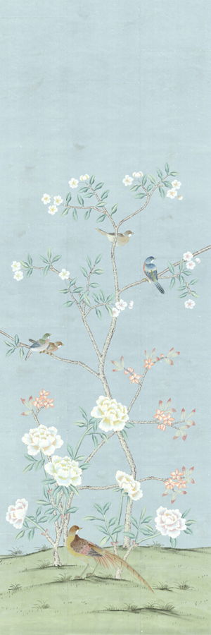 Et Cie The Rockefeller Blue Wall Mural Panel #3