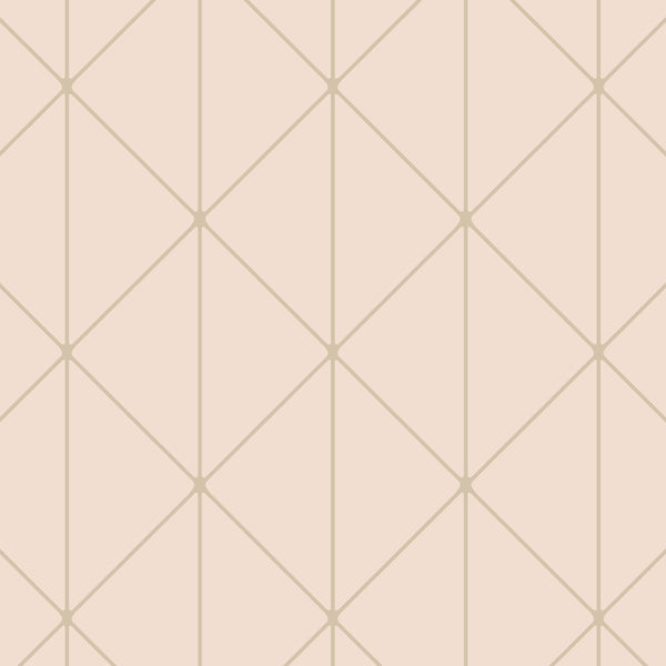 Diamonds Petal, Gold | Borastapeter Wallcovering