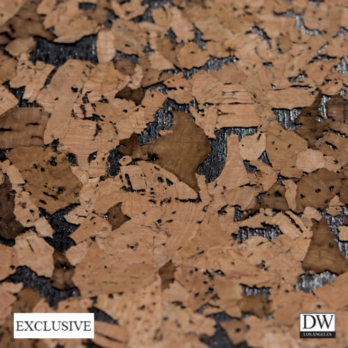 Ehime Natural Cork Chips on Black | Phillipe Romano