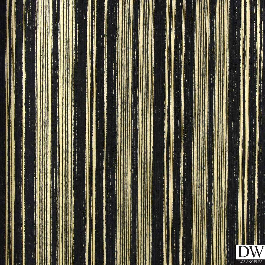 Bella Catania Chenille Fabric Stripe Wallpaper | Phillipe Romano