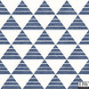 Summit Blue Triangle Wallpaper