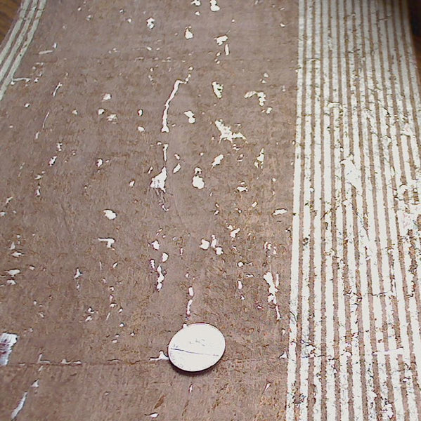 Medici Real Cork Stripe Wallpaper