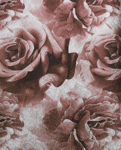 Rosemarie's Contemporary Roses Wallcovering