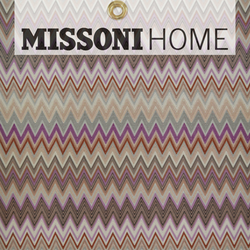 Missoni Home Zig Zag Multicolore Wallpaper - Orchid/Cream/Copper