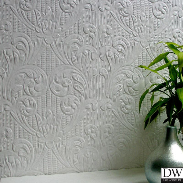 Charles Paintable Supaglypta Wallpaper