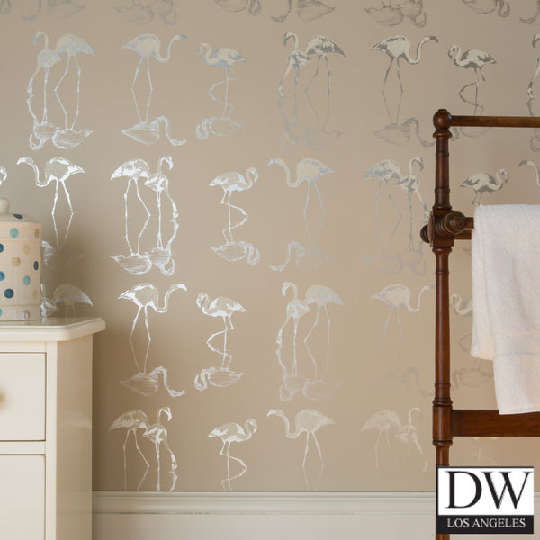 Nakura Flamingos Wallcovering - 3