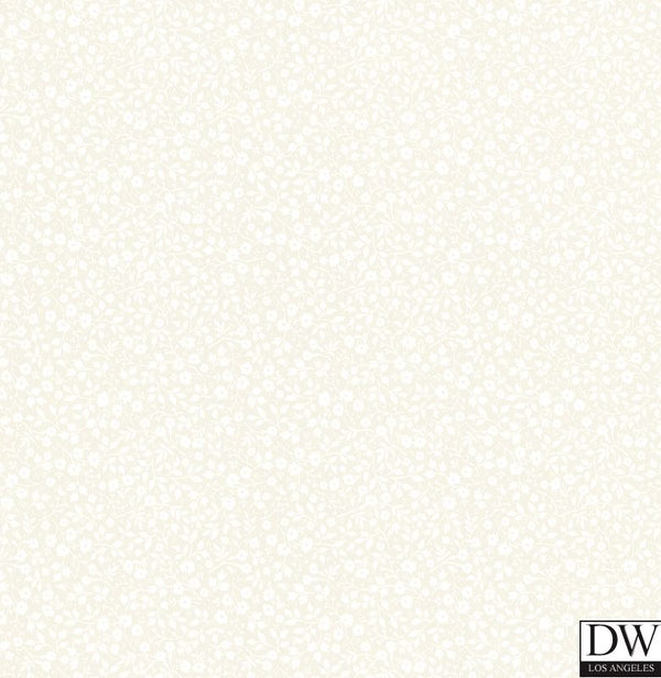 Gretel Pearl Floral Meadow Wallcovering