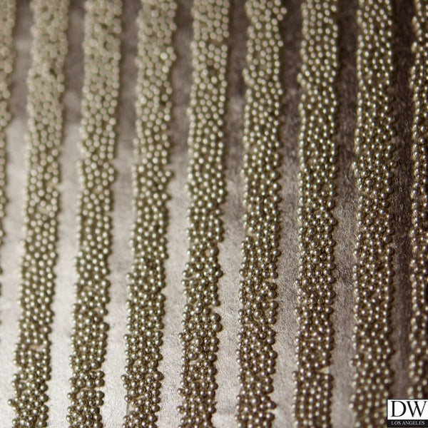 Carlito Bronze Beaded Stripe