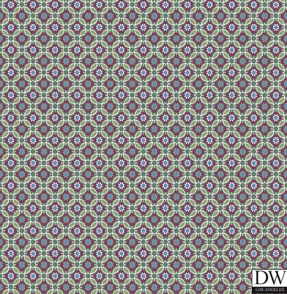 Audra Purple Floral Wallpaper