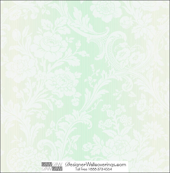 Darlingford Damask Flower Tone on Tone Wallcovering