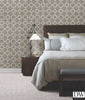 Matrix Taupe Geometric Wallpaper