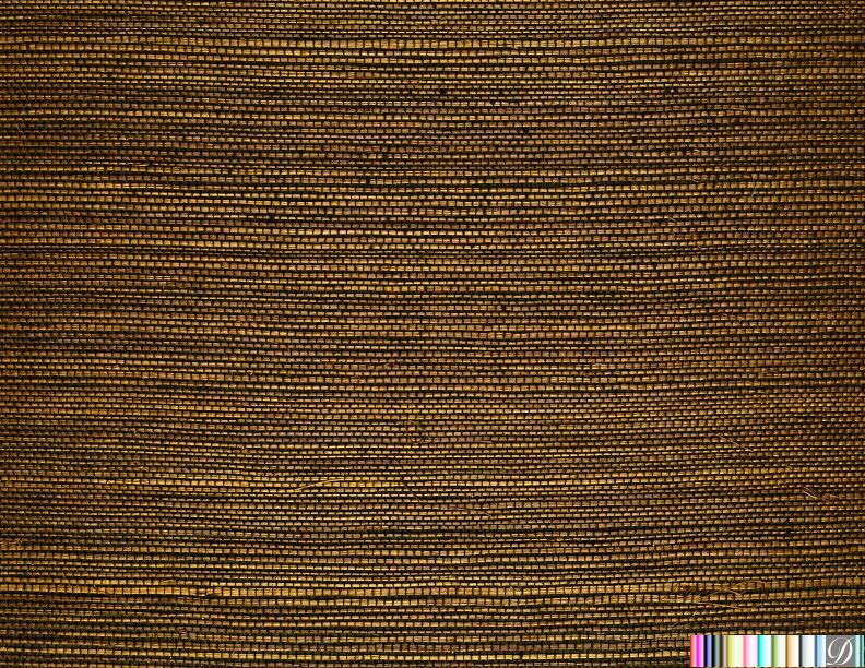 Pohaka Multi Color Grasscloth Wallpaper | Phillipe Romano