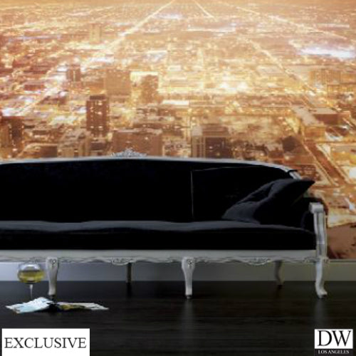 Bronze Skyline wallmural