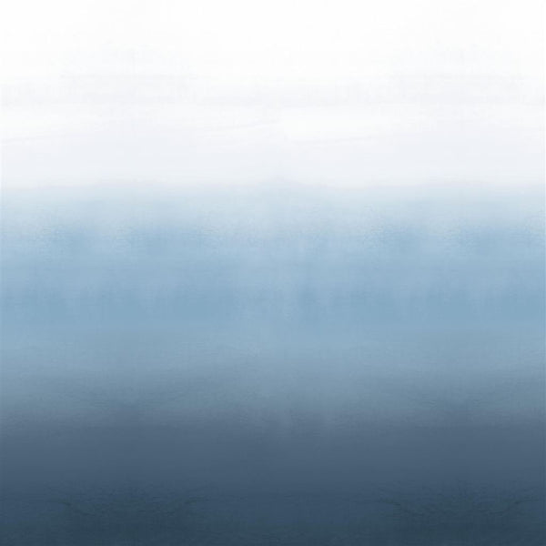 Savoie Ombre  Delft Blue Wallpaper | Designers Guild