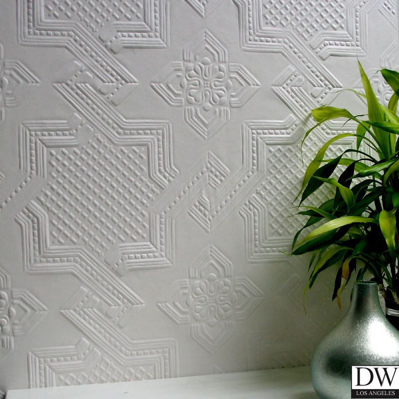 Seymour Paintable Supaglypta Wallpaper