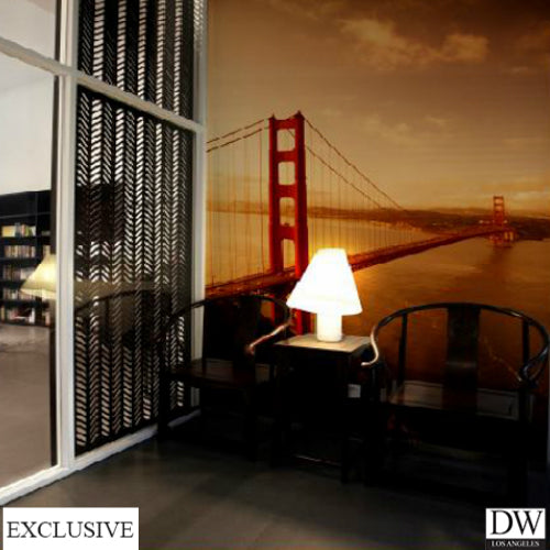 Golden Gate Sunset wallmural