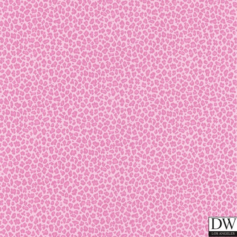 Pink Leopard Print Wallpaper By Jessica Jayne Design   notonthehighstreetcom