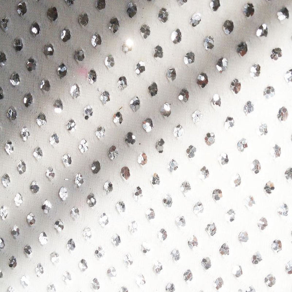 Hollywood Sequin - White | Glitter Walls