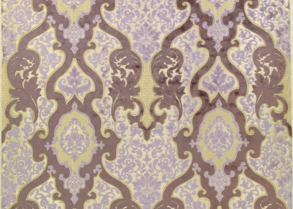Rocco Damask Woven Velvet Jaqcquard Fabric