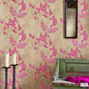 Paisley - Hot Pink - Wallpaper - Designer Wallcoverings and Fabrics