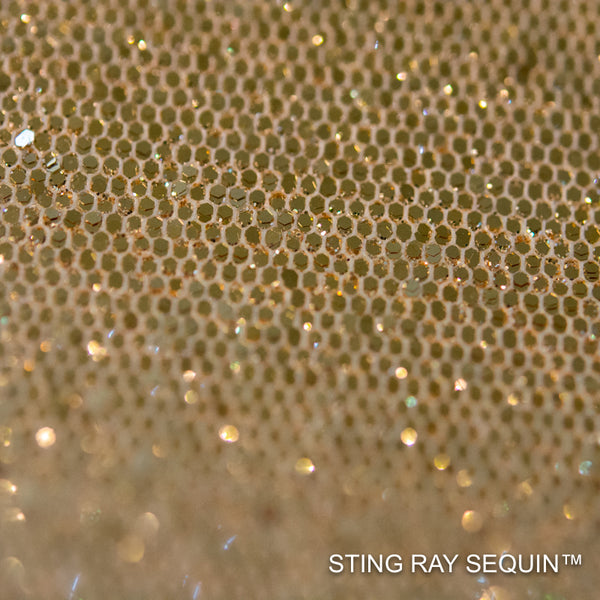 Sting Ray Sequin - Gilded Sand | Glitter Walls