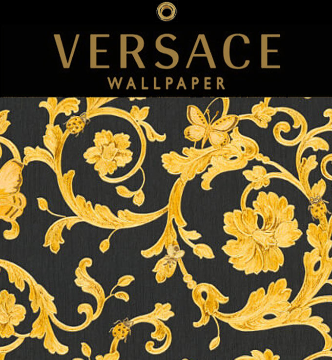 Designer wallpaper versace Clearance