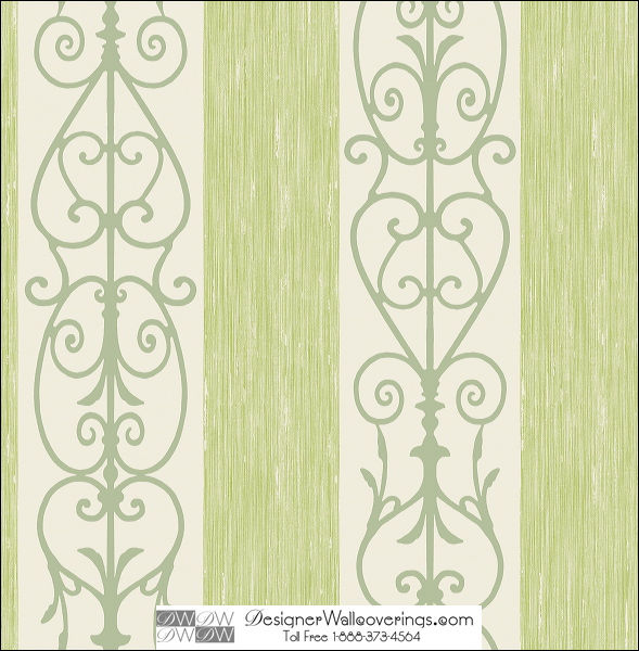 Baliford Stripe Brocade Wall Paper
