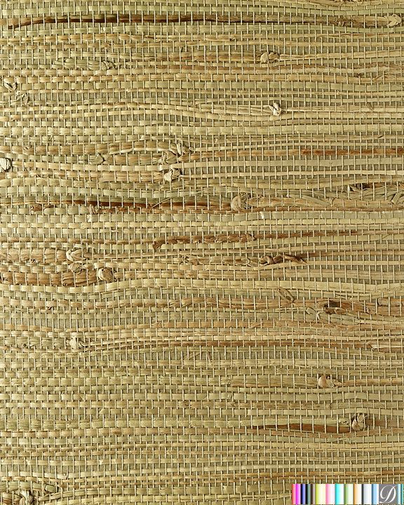 La Libra Grasscloth Wallpaper | Phillipe Romano