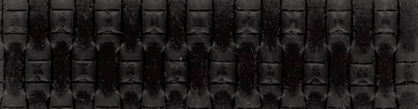 Crochet Faux Leather - Black