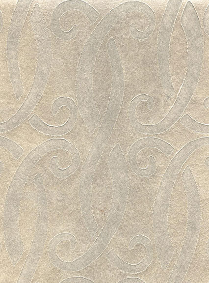 Sensuous Scroll - by Bella Nueva Hand Crafted Wall Papers