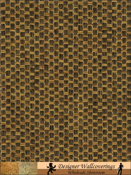 Madka Basketweave Grasscloth Wallpaper | Phillipe Romano