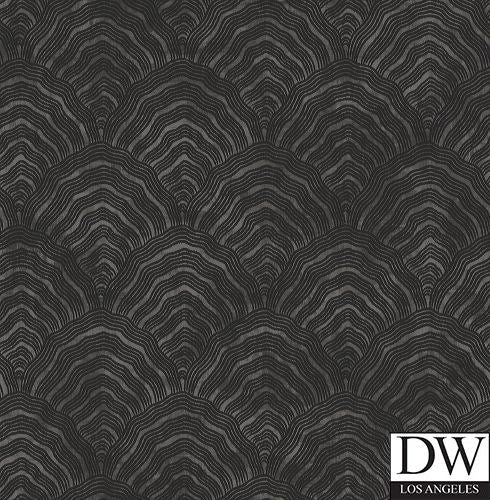Sado Contemporary Scallop Wallpaper