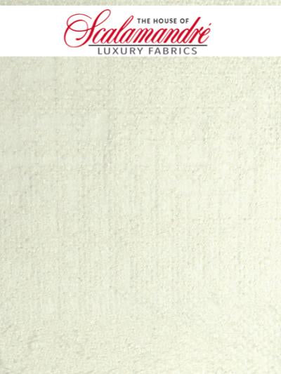 KIM - PURE WHITE - FABRIC - A91996-001 at Designer Wallcoverings and Fabrics, Your online resource since 2007