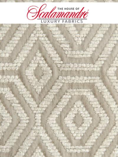 GEOMETRIC DROPS - WHITE STAR - FABRIC - A9GEOM-001 at Designer Wallcoverings and Fabrics, Your online resource since 2007