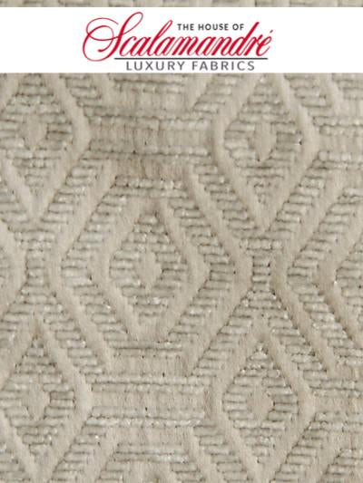 GEOMETRIC DROPS - THE SILVER - FABRIC - A9GEOM-002 at Designer Wallcoverings and Fabrics, Your online resource since 2007