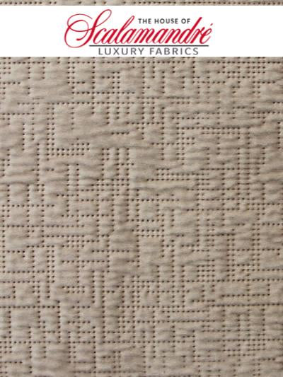 BRAILLE VELVET - WARM SAND - FABRIC - A9BRAI-003 at Designer Wallcoverings and Fabrics, Your online resource since 2007