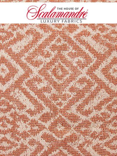 IVY - ORANGE KOI - FABRIC - A9IVY1-003 at Designer Wallcoverings and Fabrics, Your online resource since 2007