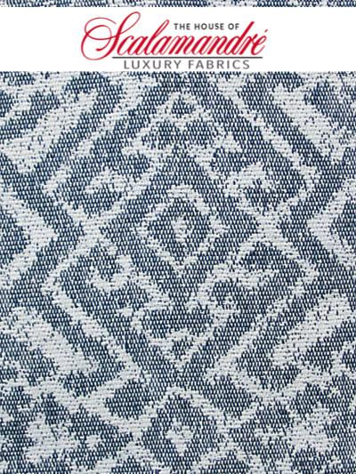 IVY - ORION BLUE - FABRIC - A9IVY1-004 at Designer Wallcoverings and Fabrics, Your online resource since 2007